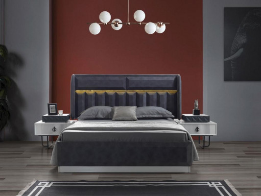 Łóżko Designer Podkładka Luxury Hotel Podkładka do łóżka Loft Hotel w stylu Sypialnia