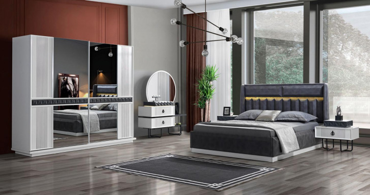 Łóżko Designer Podkładka Luxury Hotel Podkładka do łóżka Loft Hotel w stylu Sypialnia