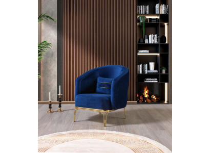 Pokój dzienny Fotel 1 miejsce do siedzenia Sofa Podkładka Luxury Włókienniczy New Design