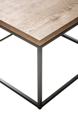 Designerskie stoły loftowe na wysoki połysk stolik kawowy Drewno Design Tabela boczna sofa kanapa