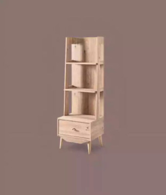Półka Szafa Półka na książki Szafki Meble Uniwersalne Brązowe 54x45x161