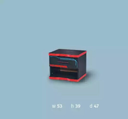 Nowoczesny Stolik nocny Czarny Design Stolik nocny w żłobek nowe Meble