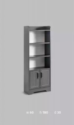 Półka Szafa Półka na książki Szafki Meble Uniwersalne Brązowe 180x60x30