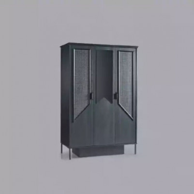 Szafa Szafa Meble Sypialnia Szafki Drewno Loft Wyposażenie Czarny