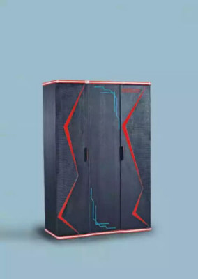 Czarna Szafa Szafa Meble Szafki żłobek Drewno 131x60x200