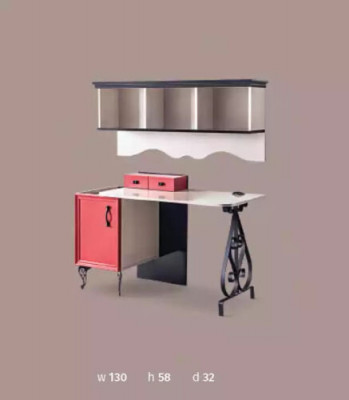 Sekretarz Biurko Tabela 130x32x58 Biurka stoły Meble Drewno Komputer