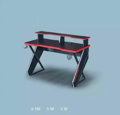 Nowoczesne stoły Biurko Biurko Dziecięce Czarny Gamer Komputer Tabela