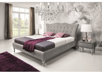 Łóżko Chesterfield Łóżko tapicerowane luksusowe podwójne łóżko designerskie Sypialnia Nowość