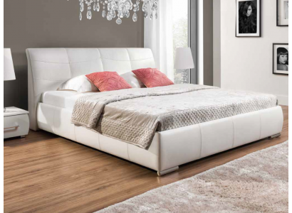 Łóżko tapicerowane łóżka Łóżko Podkładka Skóra Włókienniczy Designer Hotel Double Luxury