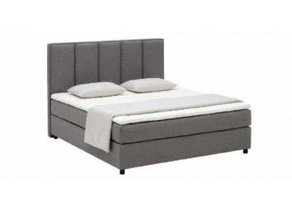 Continental box spring Łóżko Podkładka Wysokie podwójne Skóra Włókienniczy Łóżko