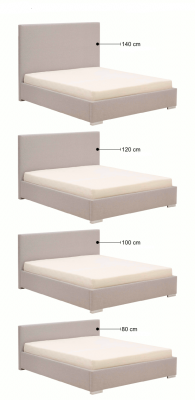 Podwójne łóżko Designer Podkładka Łóżko Sypialnia podwójne łóżko skórzane