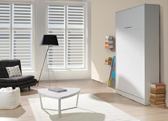 Lit Escamotable Łóżko Szafka Szafka Lits Commodes Volet Produit Rabat Neuf