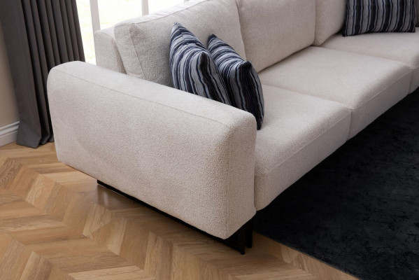 Design Zestaw sofowy zestaw do salonu Modern Obcios 4+3+1 Siedziba 3-częściowy.