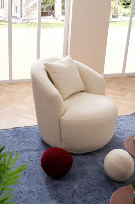 Fotel Nowoczesne Białe Meble do Salonu Włókienniczego Design Meble Lounge Club