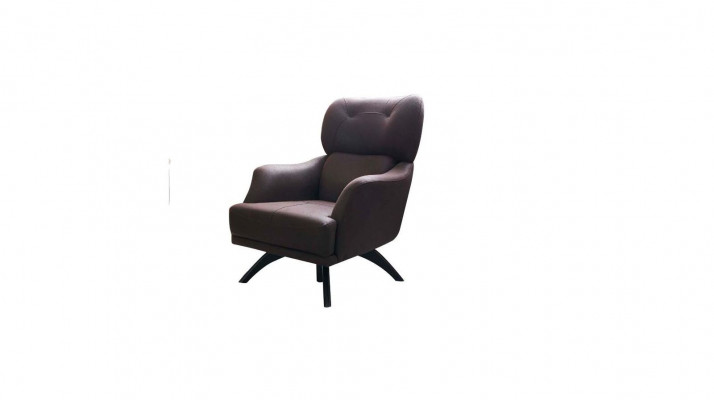 EarsFotel Single Seater Fotel CocktailFotel Material Brown Nowoczesne miejsce do siedzenia
