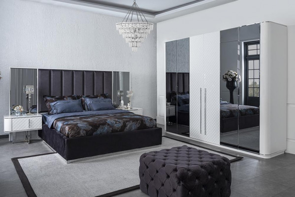 Sypialnia Complete Luxury Modern Bet 2x Szafki nocne Luxury Szafa