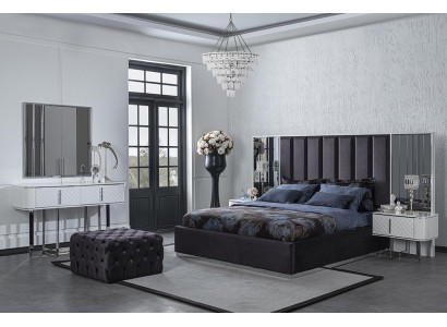 Kompletne Meble Bet 2x Szafki nocne Sypialnia Stołek luksusowy design