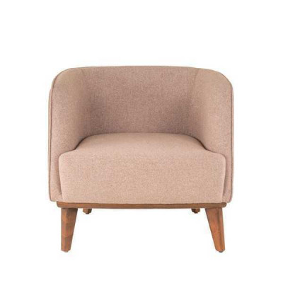 Beżowy Fotel Podkładka Salon Jednoosobowy Designer Lounge RelaxFotel