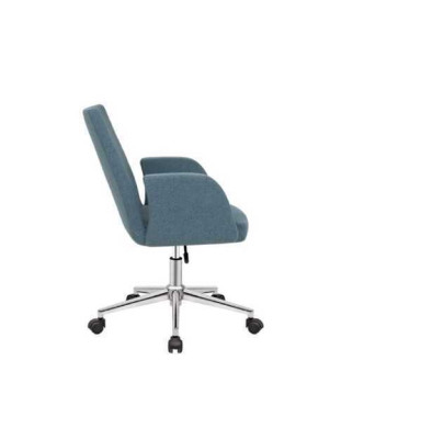 Niebieskie designerskie krzesło biurowe Biurko luksusowe krzesło obrotowe ChefFotel Nowość
