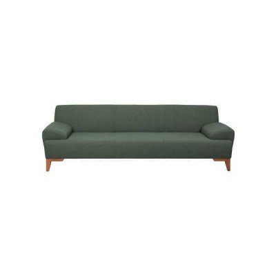 Ciemnozielona trzyosobowa 3-miejsce do siedzenia kanapa tapicerowana sofa do salonu 3-osobowa kanapa