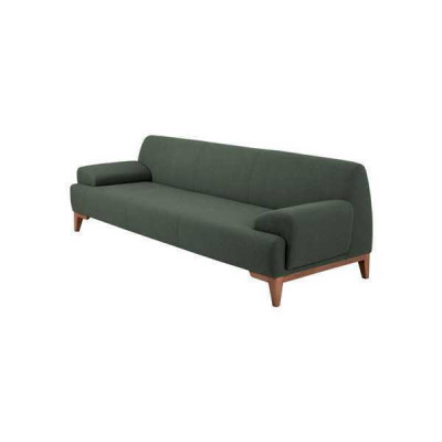Ciemnozielona trzyosobowa 3-miejsce do siedzenia kanapa tapicerowana sofa do salonu 3-osobowa kanapa