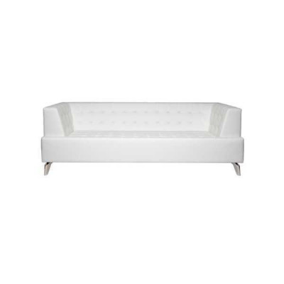 Biała dwuosobowa luksusowa sofa nowoczesna 2-miejsce siedzące klubowa sofa salonowa kanapa nowa