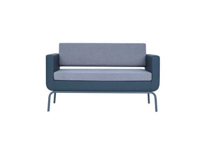 Szara Podkładka Sofa Designerska 3-miejsce siedzenia sztuczna skóra Sofa 3-osobowa Modern New