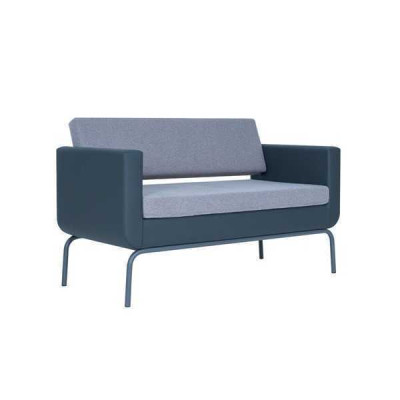 Szara Podkładka Sofa Designerska 3-miejsce siedzenia sztuczna skóra Sofa 3-osobowa Modern New