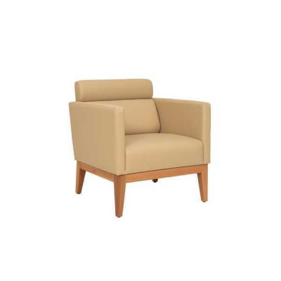 Beiger ClubFotel Relaks 1-miejsce siedzące Designer Fotel Living Room miejsce siedzące
