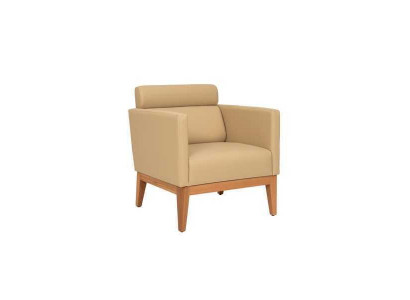 Beiger ClubFotel Relaks 1-miejsce siedzące Designer Fotel Living Room miejsce siedzące