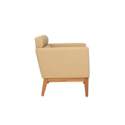 Beiger ClubFotel Relaks 1-miejsce siedzące Designer Fotel Living Room miejsce siedzące
