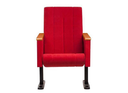 Designerskie Red Luxury Krzesło 1-miejsce siedzące Nowoczesny Fotel Włókienniczy Meble Drewniane