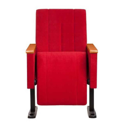 Designerskie Red Luxury Krzesło 1-miejsce siedzące Nowoczesny Fotel Włókienniczy Meble Drewniane