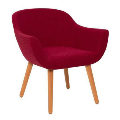 Czerwone Stylowe Designerskie Krzesło Drewniane Krzesło Do Jadalni Designerskie Meble