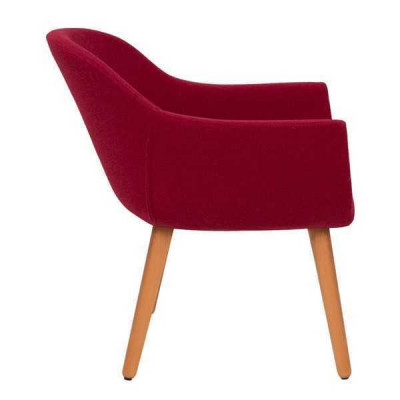 Czerwone Stylowe Designerskie Krzesło Drewniane Krzesło Do Jadalni Designerskie Meble