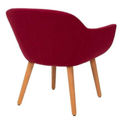Czerwone Stylowe Designerskie Krzesło Drewniane Krzesło Do Jadalni Designerskie Meble