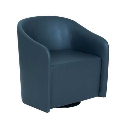 Blauer Fotel Designer Single Seater TextilFotel Modern RelaxFotel