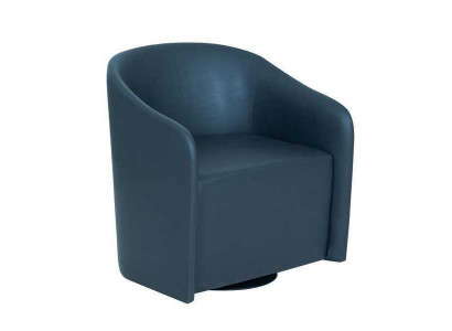 Blauer Fotel Designer Single Seater TextilFotel Modern RelaxFotel