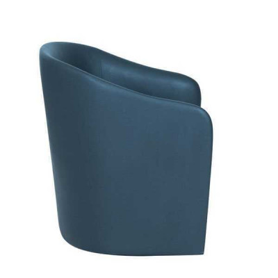 Blauer Fotel Designer Single Seater TextilFotel Modern RelaxFotel