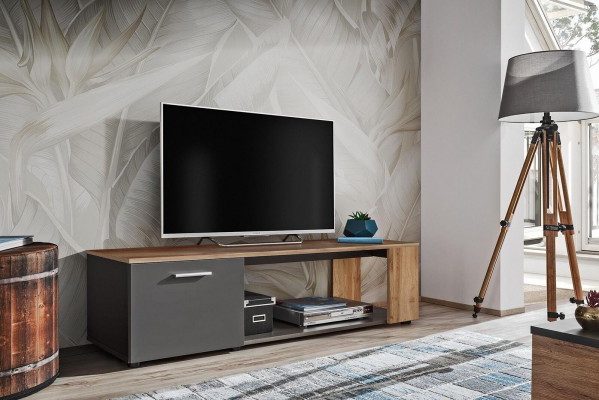Luksusowy stojak TV do salonu Drewno Kredens designerski kredens Jednostka ścienna Nowość