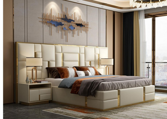 Design Sypialnia Obcios Łóżko Modern Luxury Hotel bed Meble