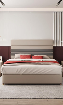 Łóżko Nowoczesny Design Luksusowa Podkładka do łóżka Włókienniczego Łóżka Włókiennicze