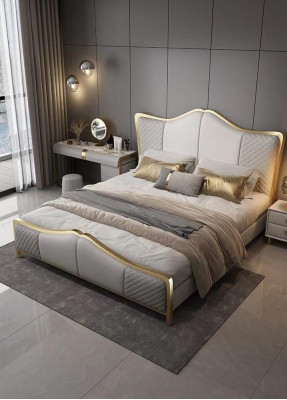 Design Łóżko Luksusowe łóżko Nowoczesne Hotelowe Rama Sleep Pokój Hotel