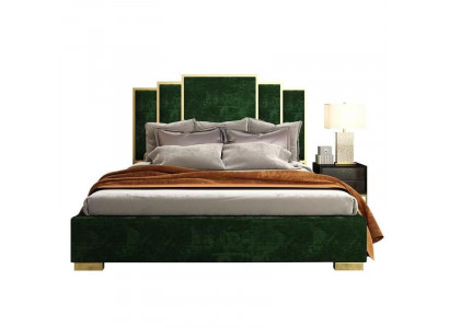 Design Łóżko Włókiennicze Luksusowe łóżko Nowoczesne Hotelowe Rama Spanie Pokój 180x200