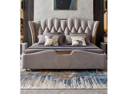 Chesterfield Łóżko Podkładka Design Luxury Double Hotel łóżko Luxury Hotel Nowość