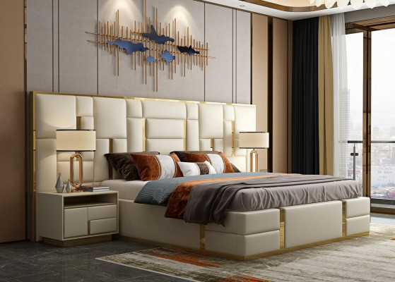 Kompletny Zestaw Sypialnia Meble 3 szt. Design Meble Szafki do spania