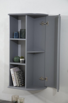 Szafka RTV Szafka RTV Półki Kredens Tabela Modern Szary Luksus Nowość