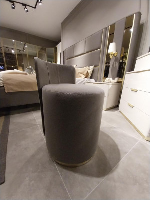 Okrągłe Stołek Design Drewno Meble luksusowy podnóżek do salonu