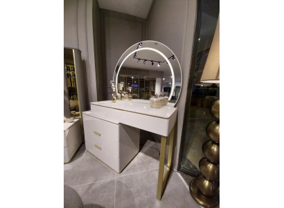 Design Toaletka z Lustro Luxury Sypialnia Meble 2-częściowe. Nowy