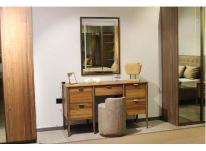 Luxury Meble Design Toaletka z Lustro Brown Nowość Sypialnia Meble